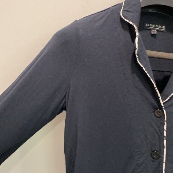 PJ Salvage Black PJ Top - Picture 5 of 12